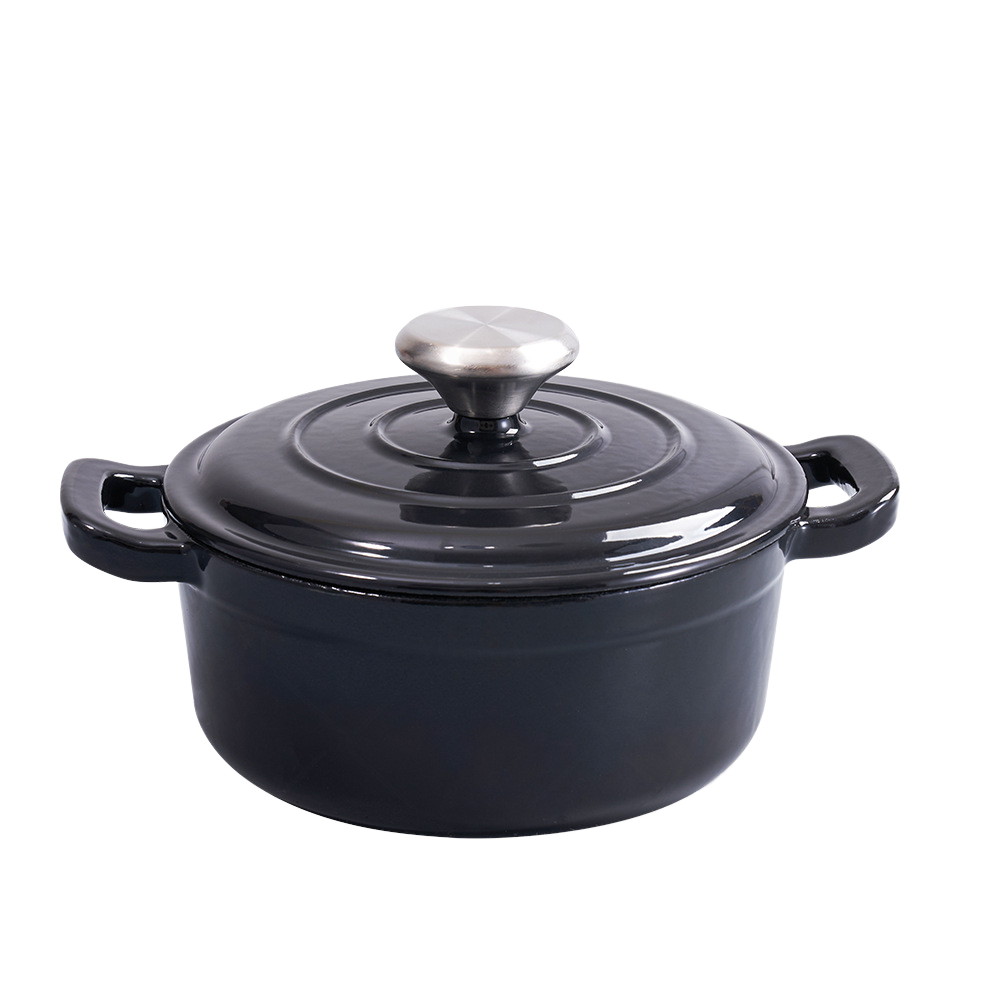 Camp Dutch Oven Cast - カスタムロゴ入り モダンデザイン 鋳鉄製ダッチオーブン クラシックスタイル キャンプ旅行 商業レストラン