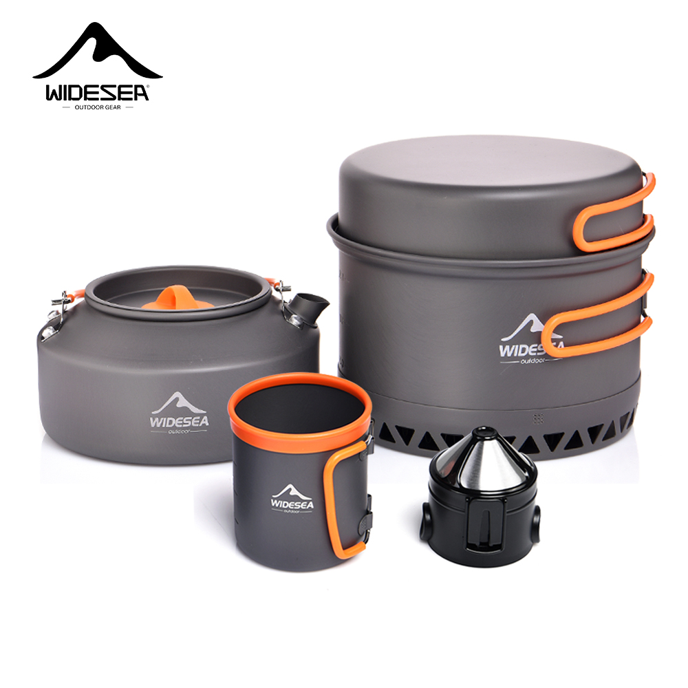 Camping Cooking Gear - キャンプ食器アウトドア調理器具セットポット観光ケトルコーヒーカップフィルテキッチン用品ギア器具ハイキングピクニック旅行