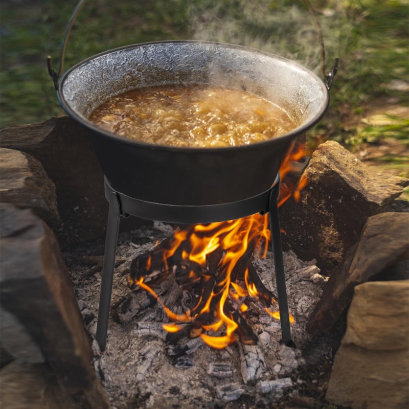 Camp Dutch Oven Cast - 【大セール！】 折りたたみ式キャンプ三脚グリル、焚き火調理スタンド、鋳鉄製ダッチオーブン用三脚スタンド、キャンプファイヤー調理用