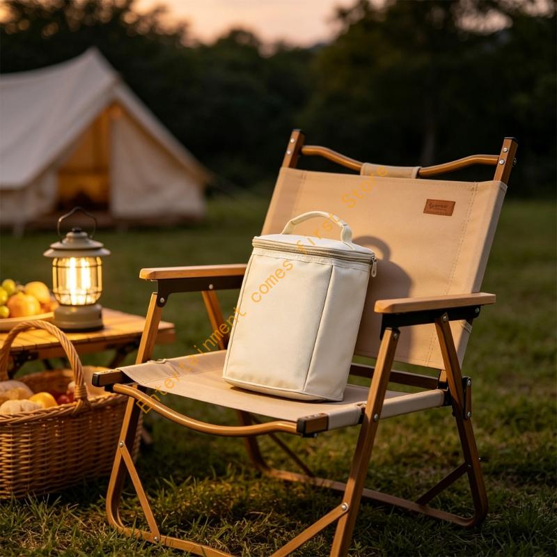 Camping Cooking Gas Canister - キャンプギア用 キャリーハンドル付きガスボンベ収納ケース 55KD