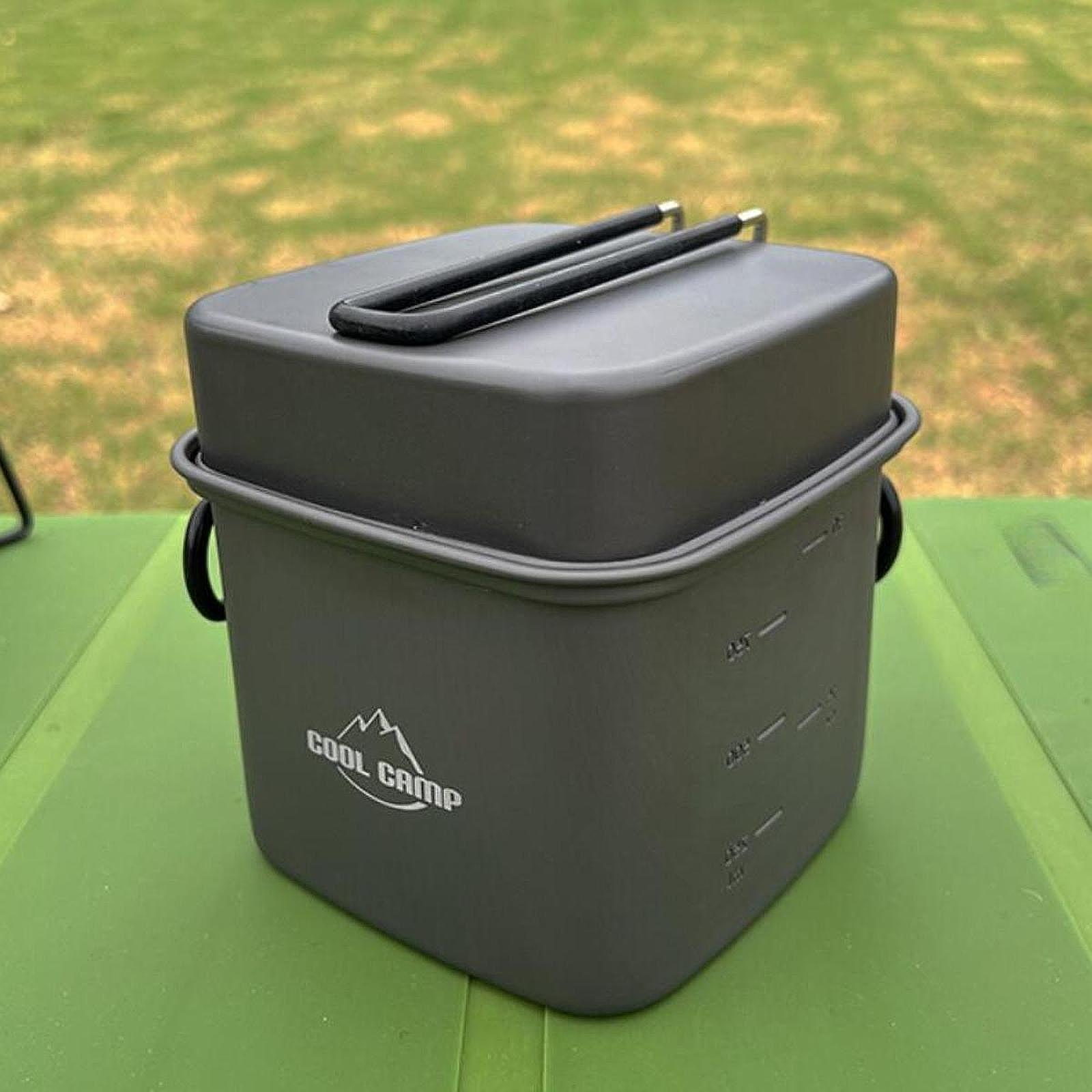Camping Cooking Set Lightweight - キャンプ用調理器具セット フライパン 旅行用 軽量 キャンプ ハイキング