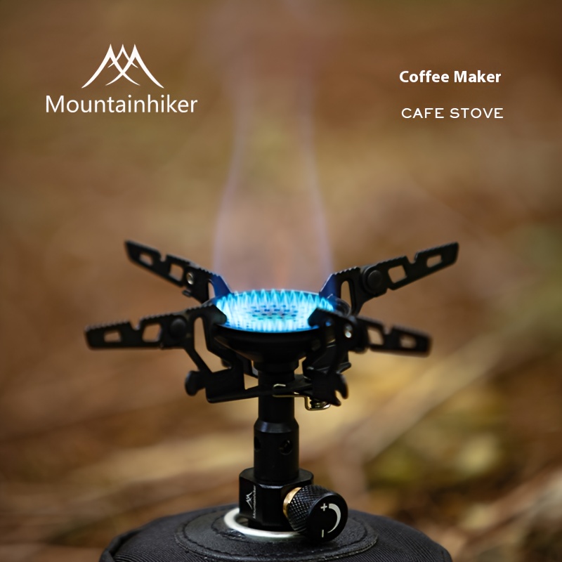 Camping Cooking Set Lightweight - ポータブル屋外ピクニックキャンプ用コーヒーストーブ、小型ストーブ、キャンプに適しています、軽量ストーブミニストーブヘッド、ブタンストーブ
