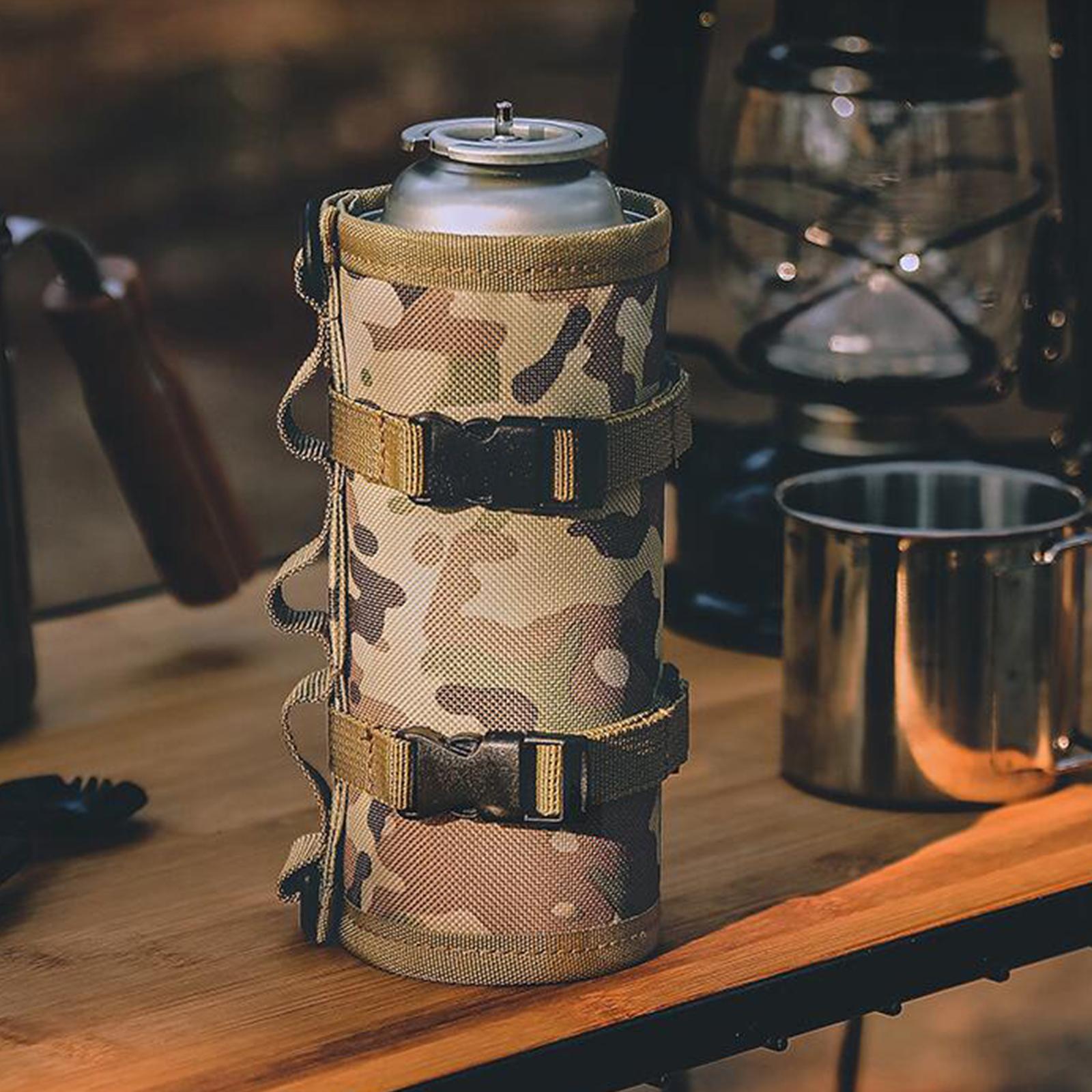 Camping Cooking Gas Canister - アウトドアキャンプ用ガスボンベバッグキャリータンクポーチカバーキャリアプロテクターガードハンドバッグ