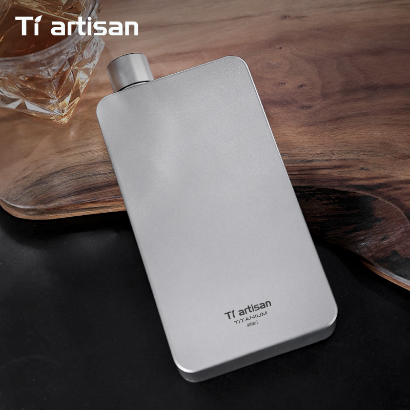 Tiartisan 400ML チタン製ヒップフラスコ ウイ - Camping Cooking Gear のレビューと価格