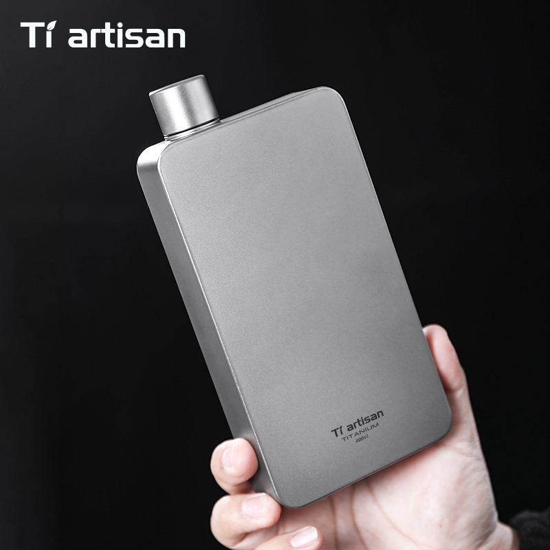 Tiartisan 400ML チタン製ヒップフラスコ ウイ - Camping Cooking Gear のレビューと価格