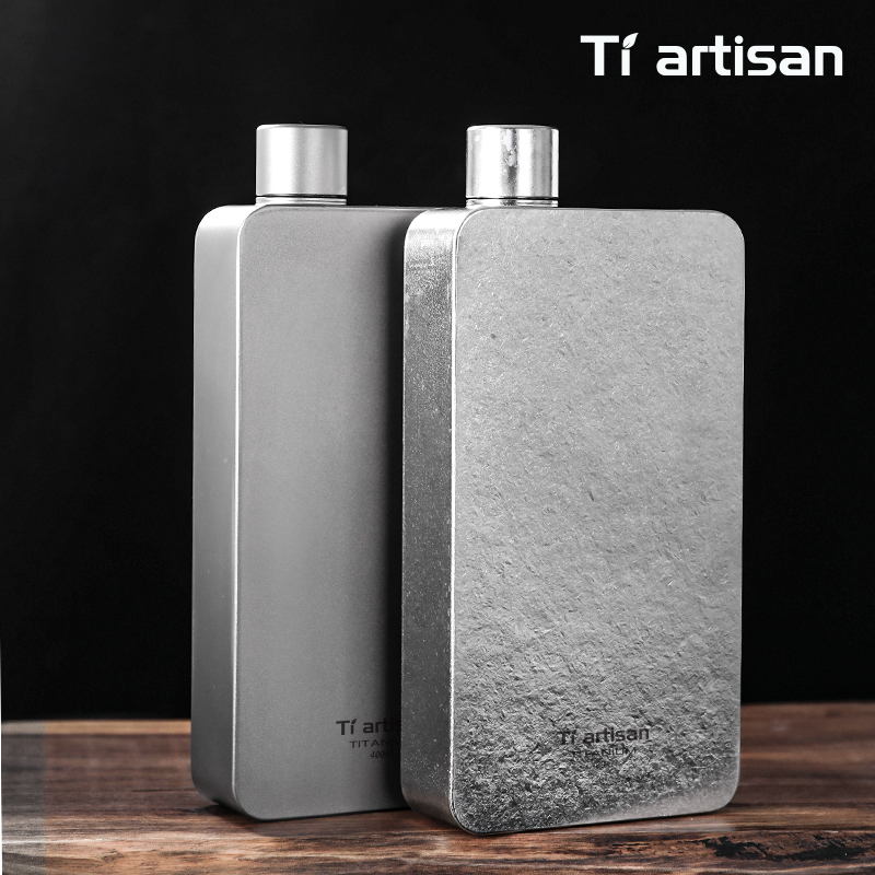 Tiartisan 400ML チタン製ヒップフラスコ ウイ - Camping Cooking Gear のレビューと価格