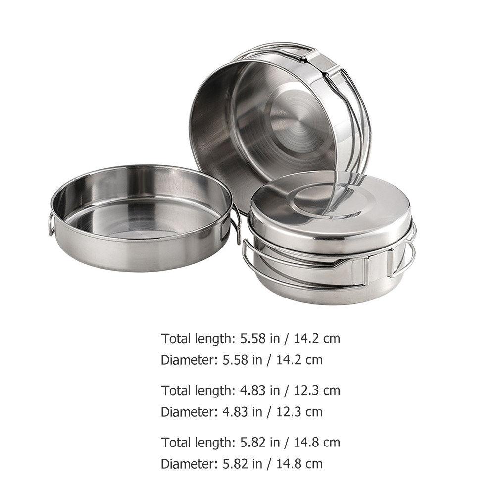1セット アウトドア ステンレス製 キャンプ用調理器具 ポー - Camping Cooking Set Lightweight のレビューと価格