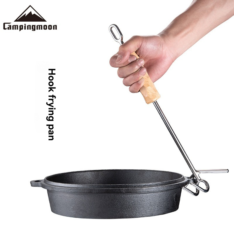 MS-34 アウトドアキャンプ用ステンレス製ダブルフックドラ - Camp Dutch Oven Cast のレビューと価格