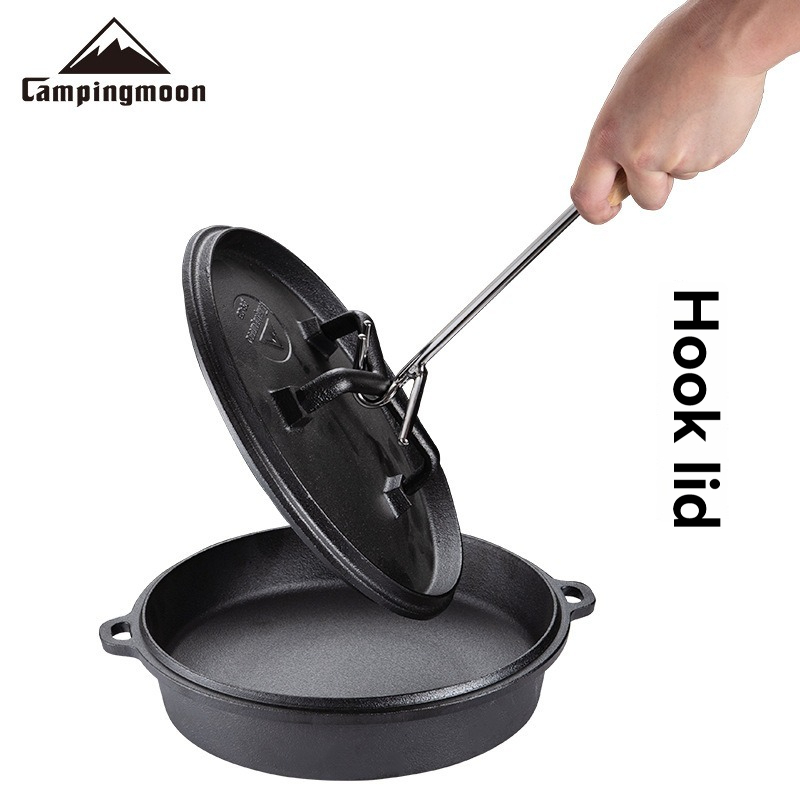 MS-34 アウトドアキャンプ用ステンレス製ダブルフックドラ - Camp Dutch Oven Cast のレビューと価格