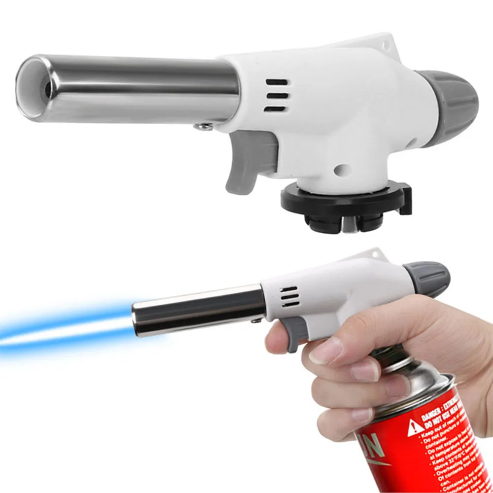 ポータブル金属火炎銃ブタンガス溶接バーナー溶接ガスバーナー火 - Camping Cooking Flame のレビューと価格