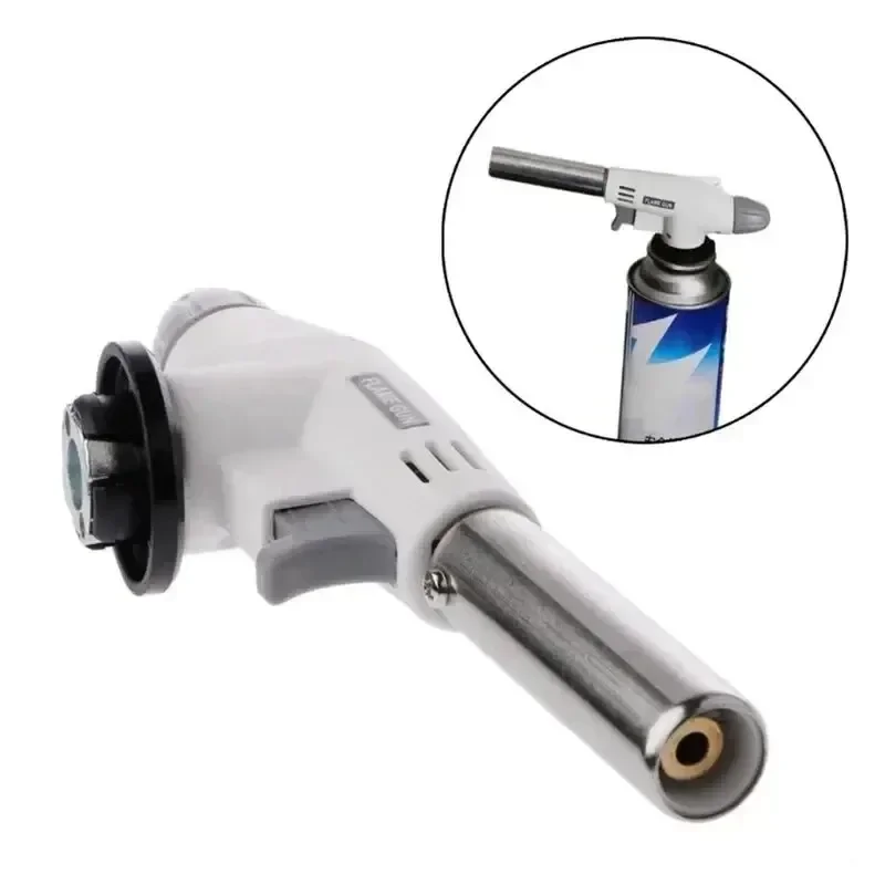 ポータブル金属火炎銃ブタンガス溶接バーナー溶接ガスバーナー火 - Camping Cooking Flame のレビューと価格