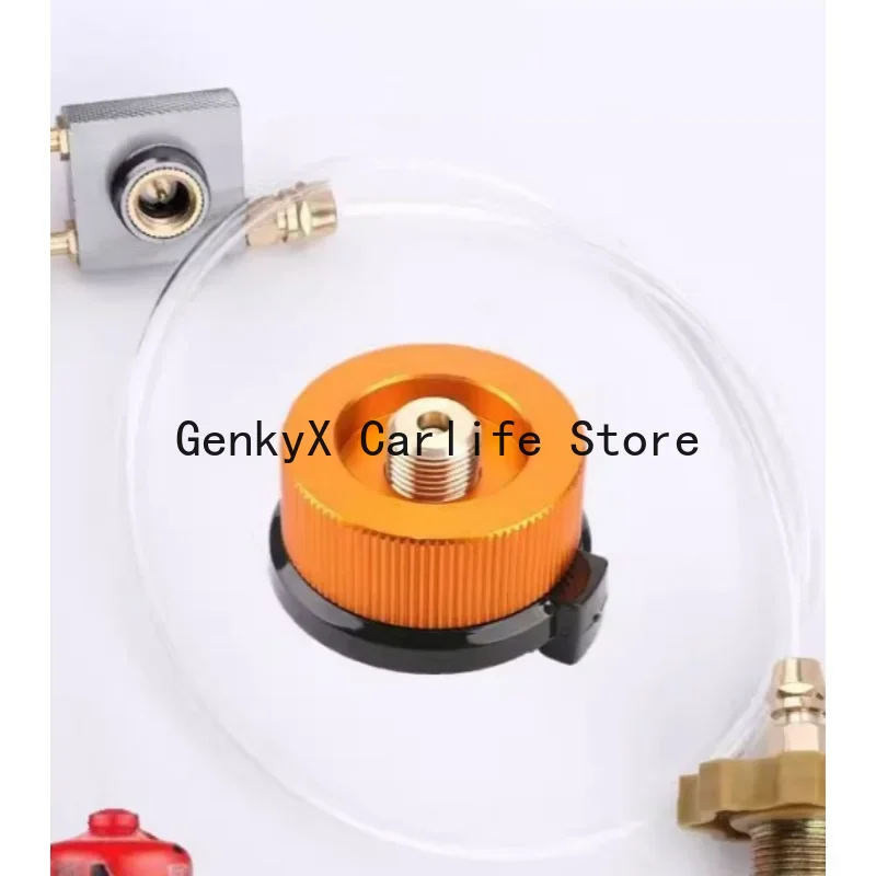 1Pc ガスストーブコンバーターバーナーリンクヘッドアルミタ - Camping Cooking Gas Canister のレビューと価格