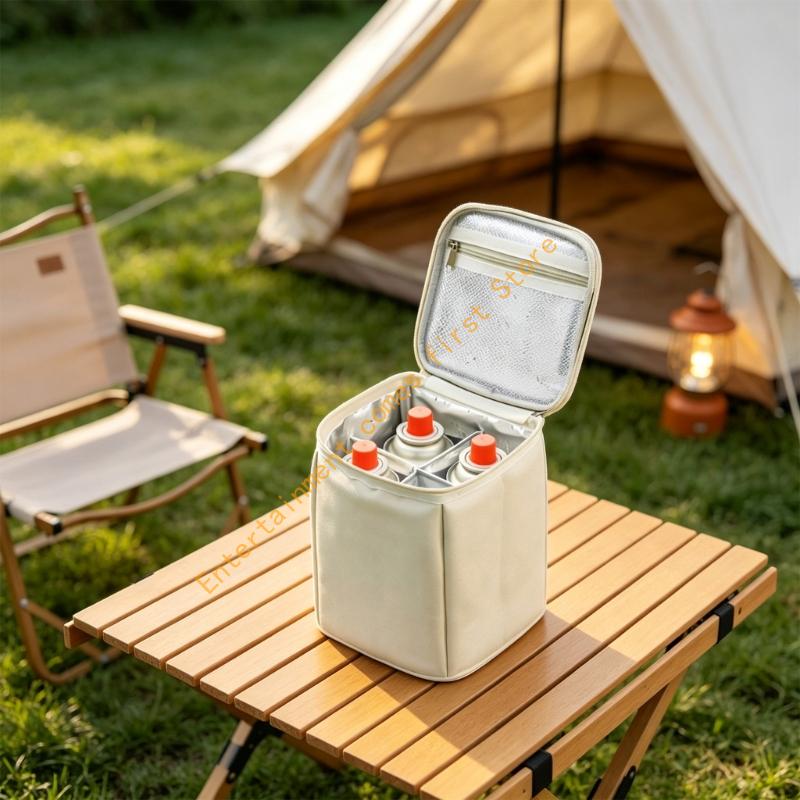 キャンプギア用 キャリーハンドル付きガスボンベ収納ケース 5 - Camping Cooking Gas Canister のレビューと価格