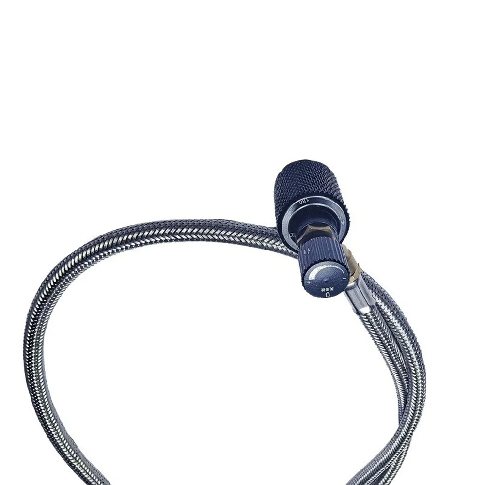 1m ブラックストーブアダプターホース キャンプ用 屋外ガス - Camping Cooking Gas Canister のレビューと価格