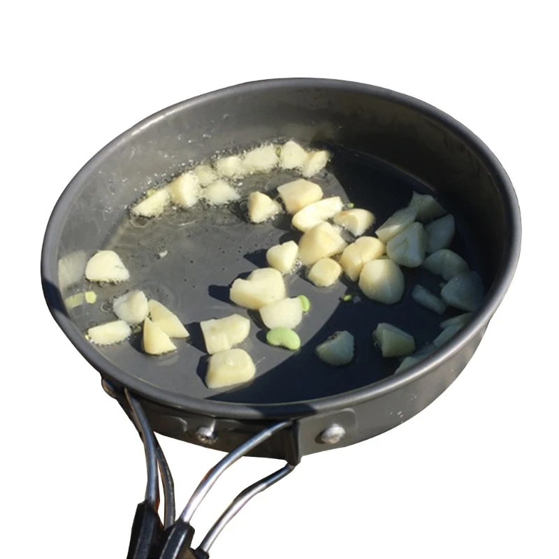 収納バッグ付きポータブルフライパン、焦げ付き防止の鳩、軽量グ - Camping Cooking Set Lightweight のレビューと価格
