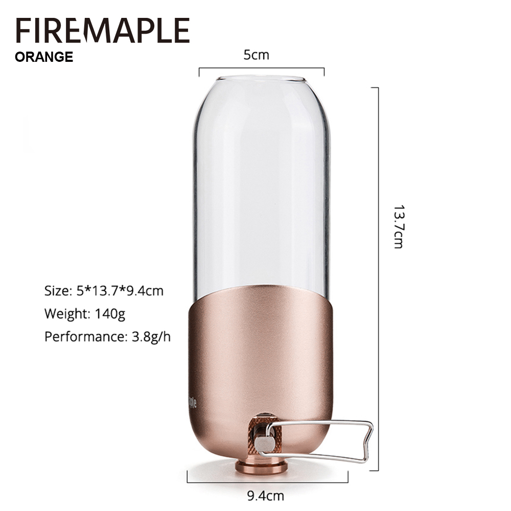 Fire mapleオレンジガスランタン、キャンプ、ハイキン - Cooking On Camping Stove のレビューと価格