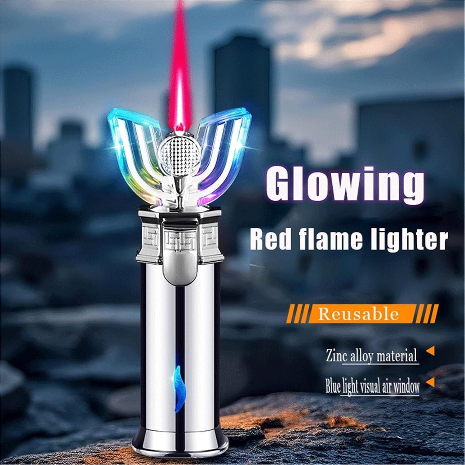 ブタンガス不要、クリエイティブライター、直火式、火炎調整可能 - Camping Cooking Flame のレビューと価格