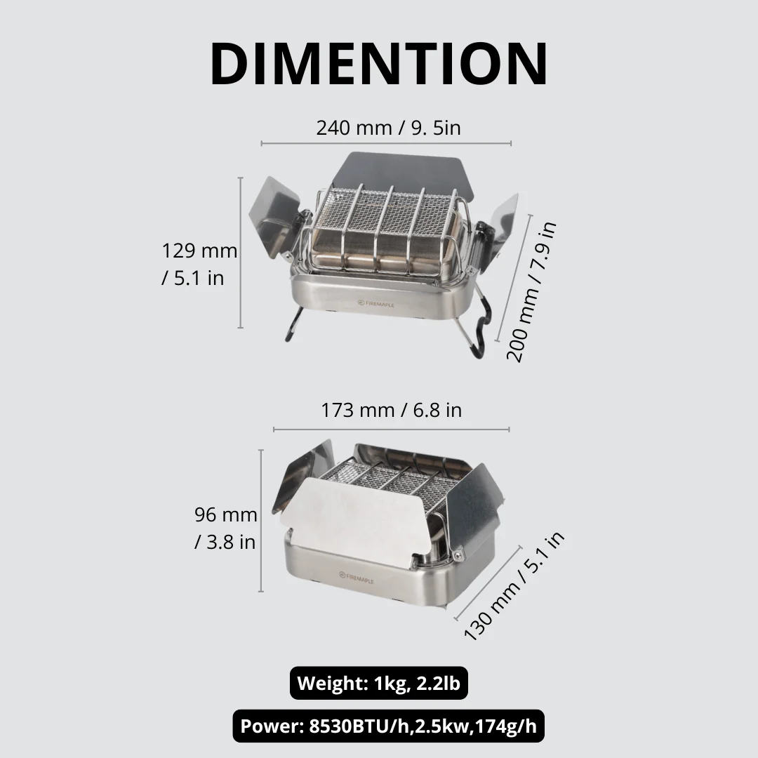 Fire-Maple Sunflower X ガスキャンプス - Camping Cooking Burner のレビューと価格