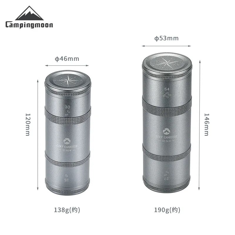 CAMPINGMOON 1 個コーヒー豆缶旅行保管密封缶粉末 - Camping Cooking Burner のレビューと価格
