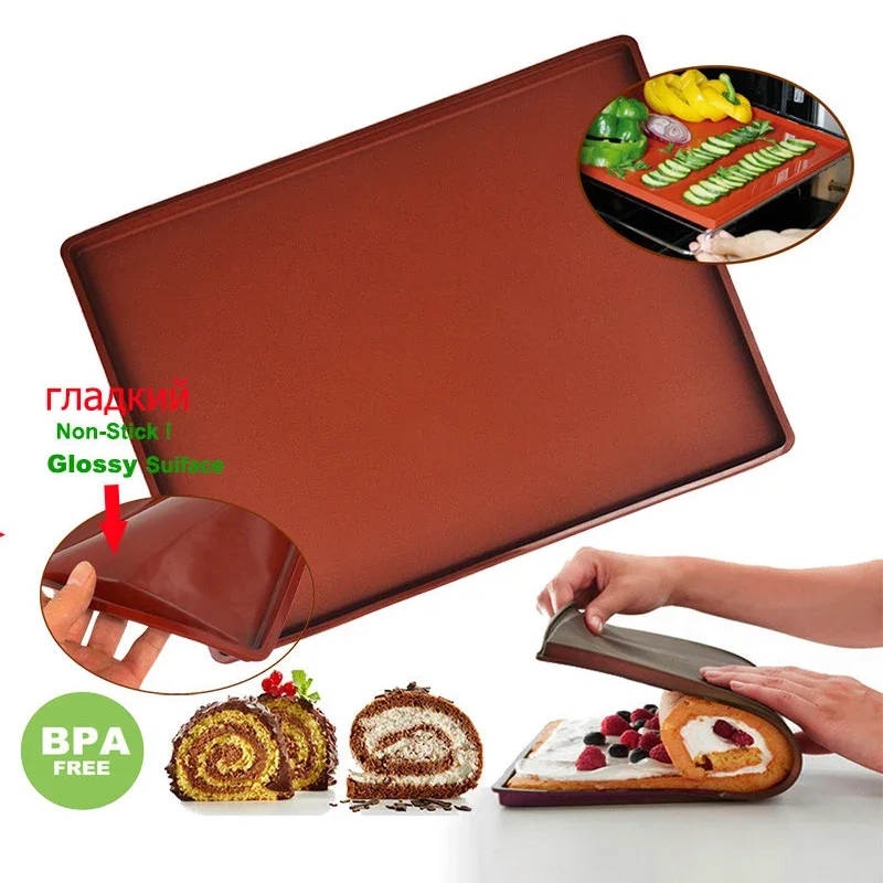 シリコーンベーキングマットケーキロールパッド金型マカロンスイ - Camping Cooking Mat のレビューと価格