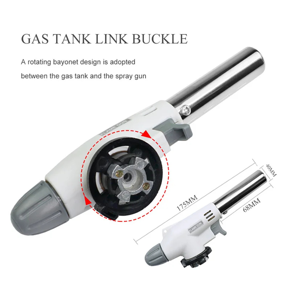 トーチクッキング自動点火ブタンガス溶接バーナー溶接ガスバーナ - Camping Cooking Flame のレビューと価格