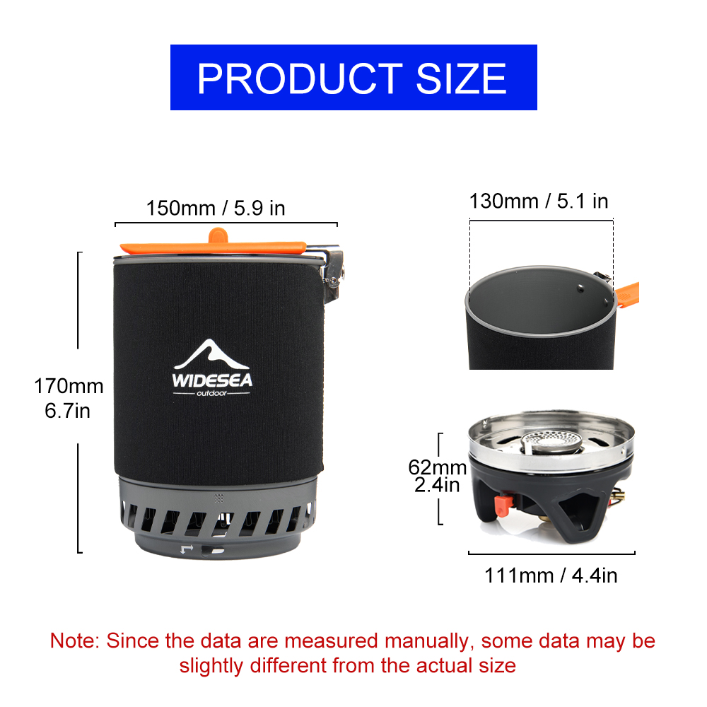 広範囲の海でのキャンプ用調理システム、熱交換器付き屋外ガスバ - Camping Cooking Burner のレビューと価格