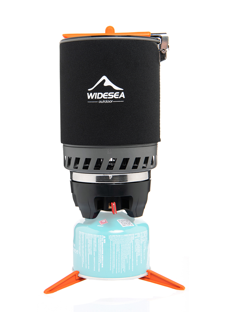 広範囲の海でのキャンプ用調理システム、熱交換器付き屋外ガスバ - Camping Cooking Burner のレビューと価格
