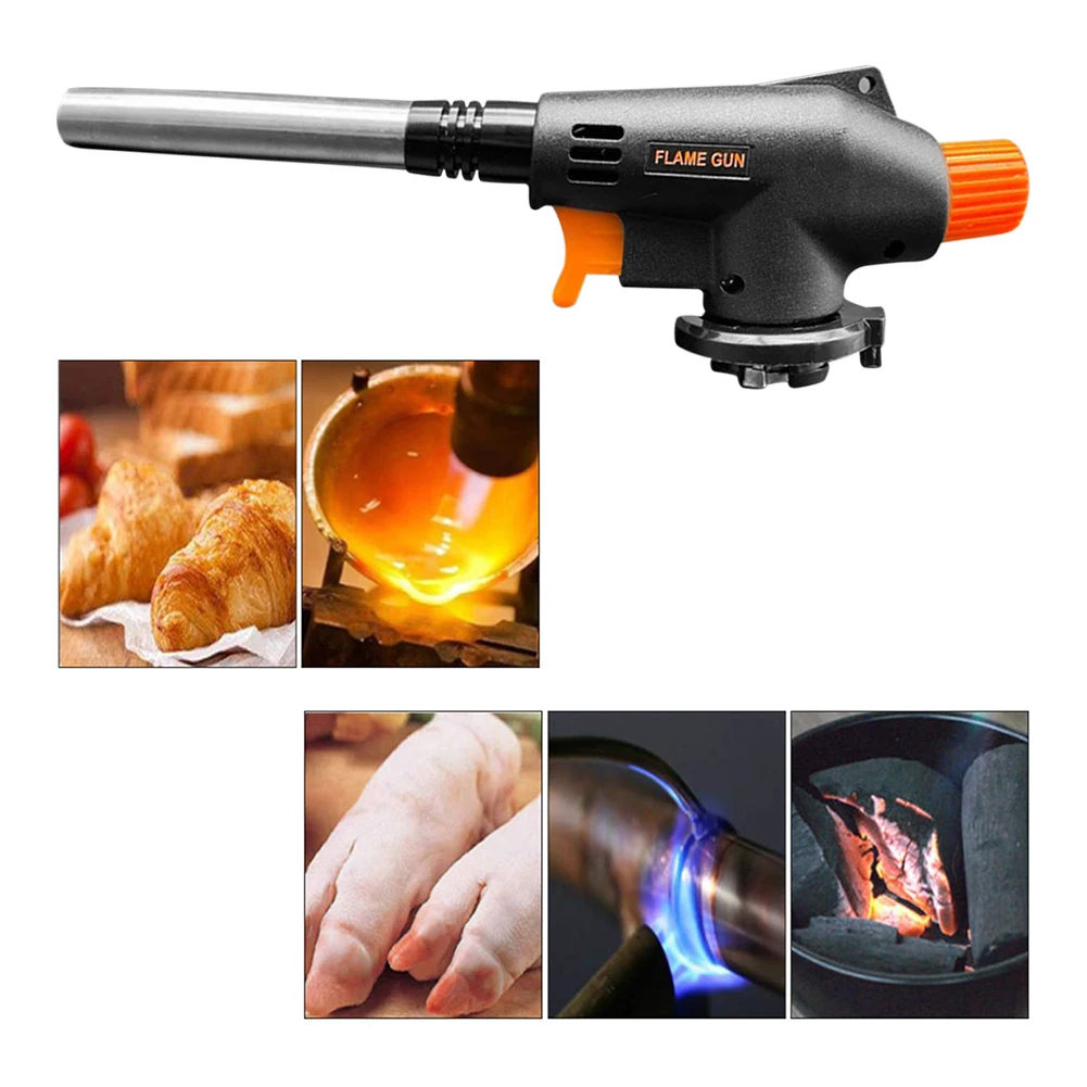 溶接トーチポータブルガストーチ炎ガスバーナー点火バーベキュー - Camping Cooking Flame のレビューと価格