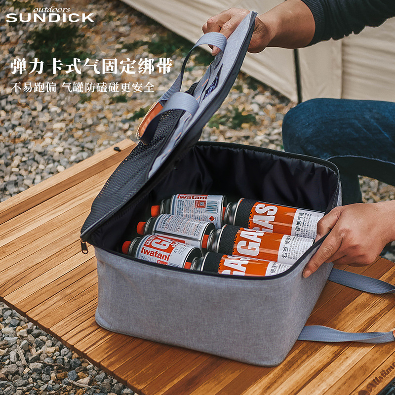 アウトドアキャンプピクニックバッグ収納袋衝突防止ポータブル食 - Cooking On Camping Stove のレビューと価格