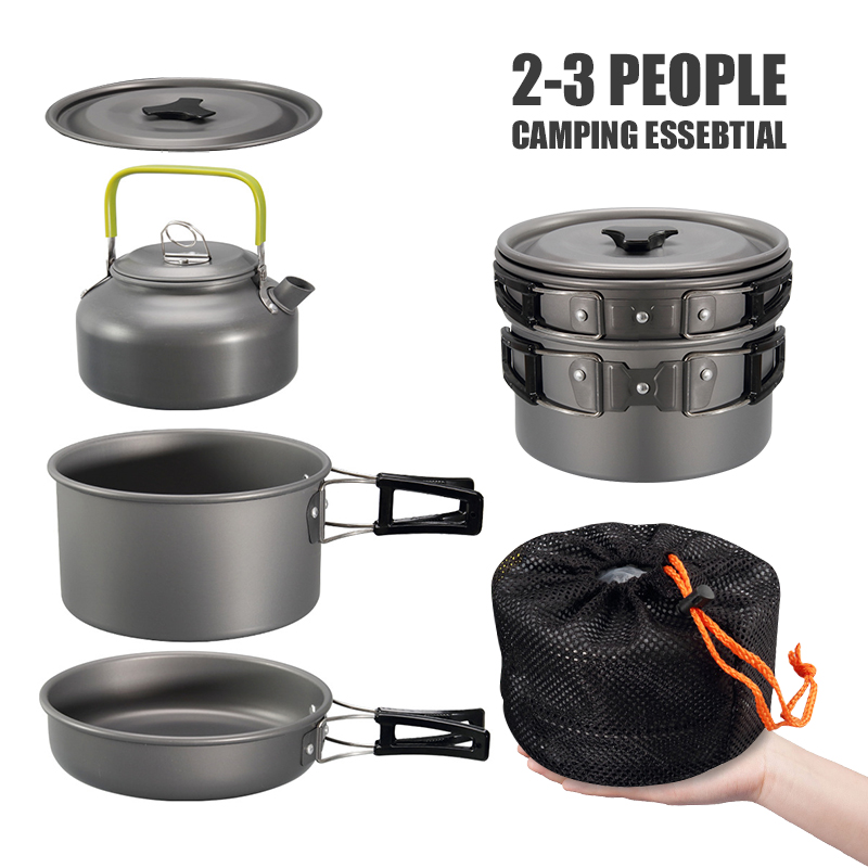 WESTTUNE キャンプ調理器具キット アルミ アウトドア - Camping Cooking Gear のレビューと価格