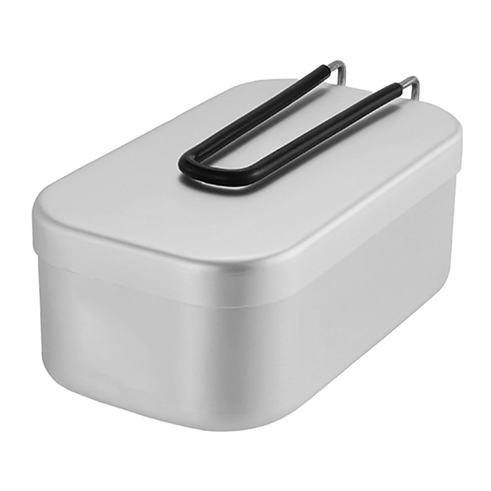 800 ミリリットルアルミ弁当箱屋外キャンプ調理器具食器折り - Camping Outdoor Cooking Equipment のレビューと価格