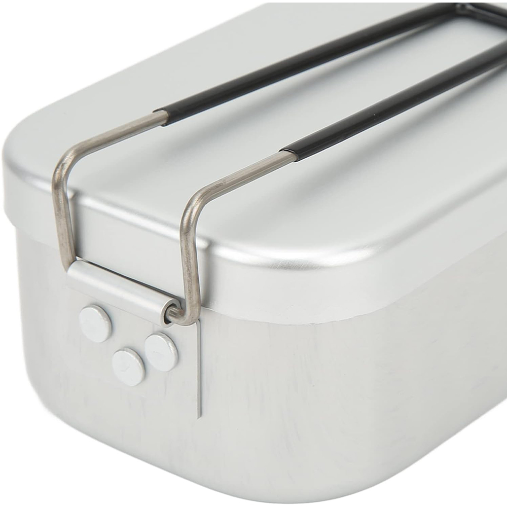 800 ミリリットルアルミ弁当箱屋外キャンプ調理器具食器折り - Camping Outdoor Cooking Equipment のレビューと価格
