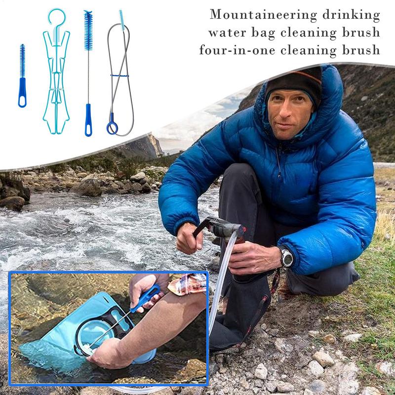 水水分補給袋クリーニングブラシキットプラスチック屋外飲料水バ - Camping Cooking Gear のレビューと価格