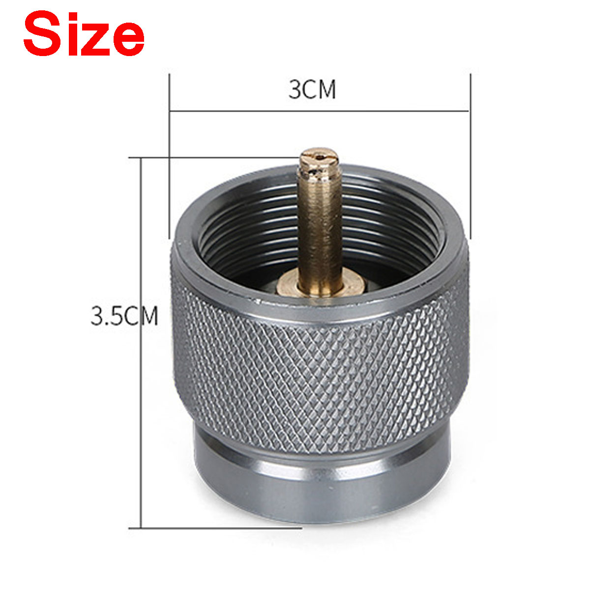 1/2Pc ガスストーブ詰め替えアダプターシリンダーブタンキ - Camping Cooking Gas Canister のレビューと価格