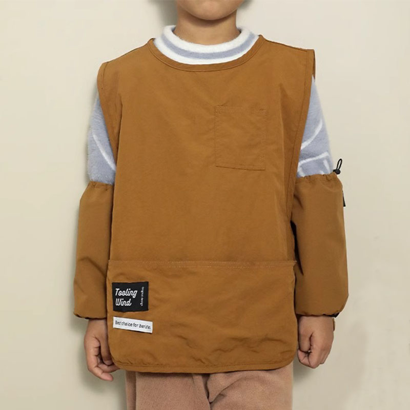 軽量防水子供用エプロン オーバースリーブ付き 絵画調理用 子 - Camping Cooking Kids のレビューと価格