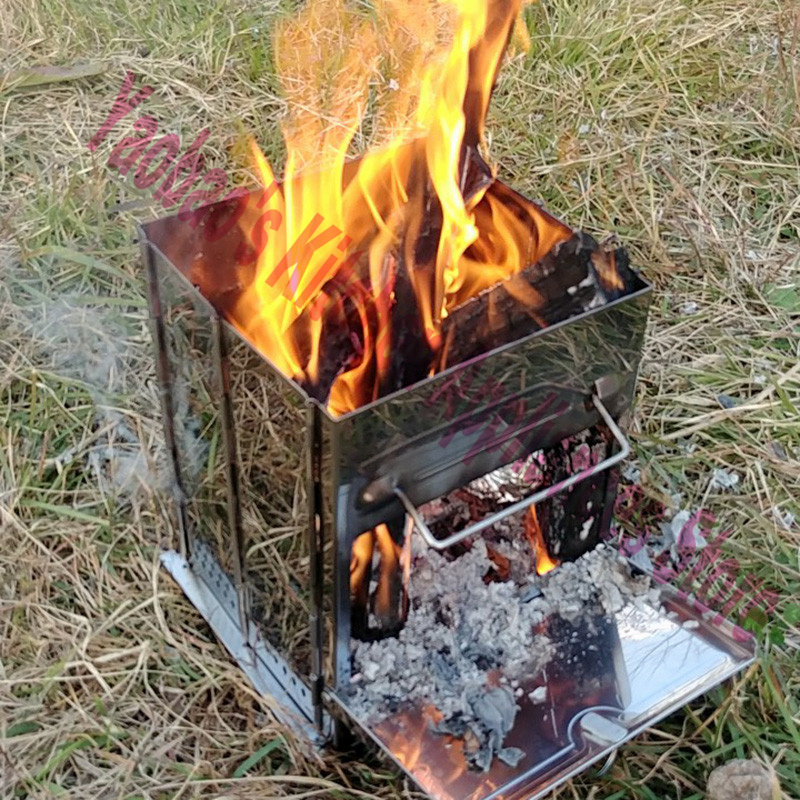 ウッドストーブ アウトドア キャンプ用品 分解可能なポータブ - Camping Outdoor Cooking Equipment のレビューと価格