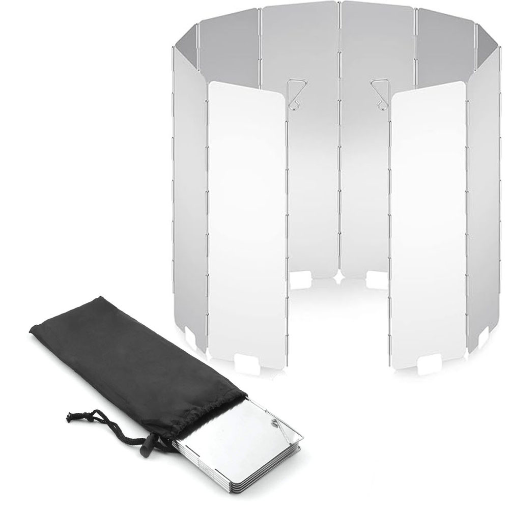 軽量折りたたみ式キャンプストーブ風よけ9/10/8プレートガ - Camping Cooking Set Lightweight のレビューと価格