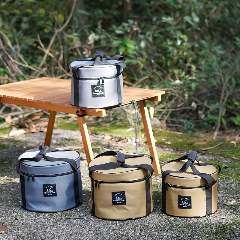 キャンプ調理器具バレル収納バケツジッパーサイドポケットデザイ - Camping Outdoor Cooking Equipment のレビューと価格