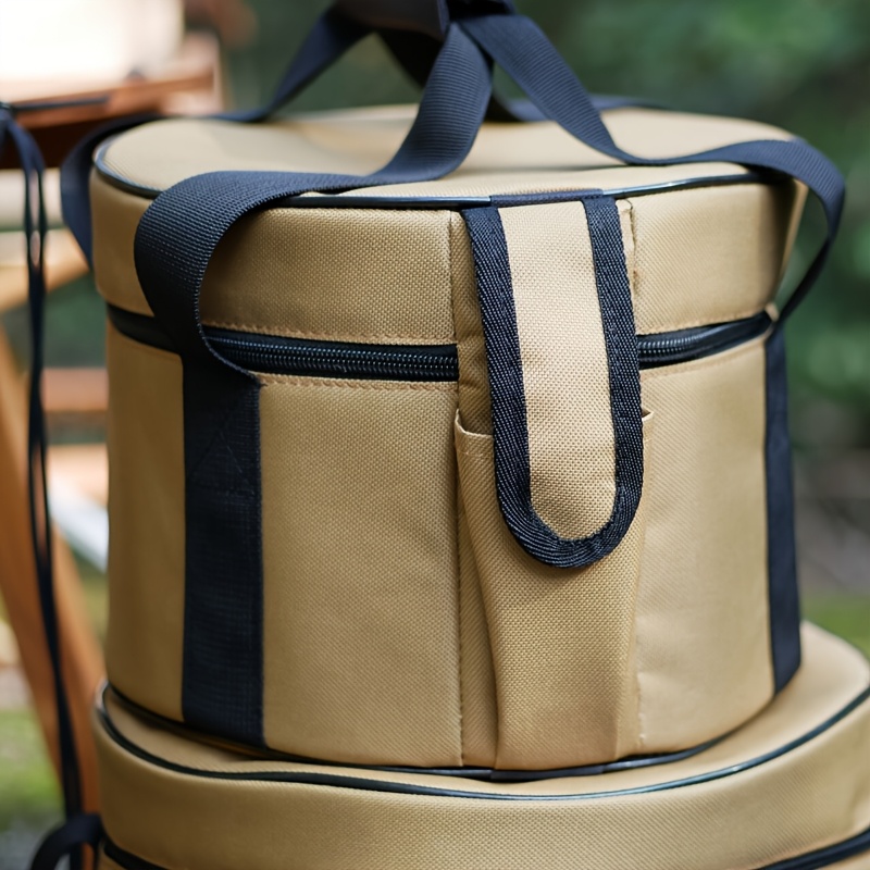 キャンプ調理器具バレル収納バケツジッパーサイドポケットデザイ - Camping Outdoor Cooking Equipment のレビューと価格