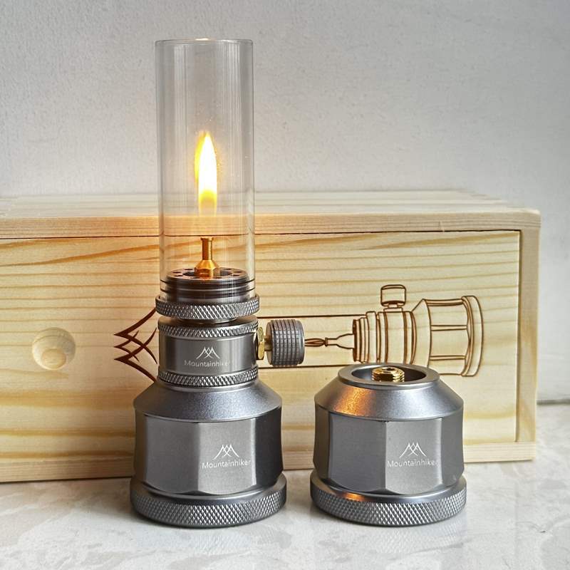 キャンプ用ガスランプ ポータブル 小型 吊り下げ式 ガラスガ - Cooking On Camping Stove のレビューと価格