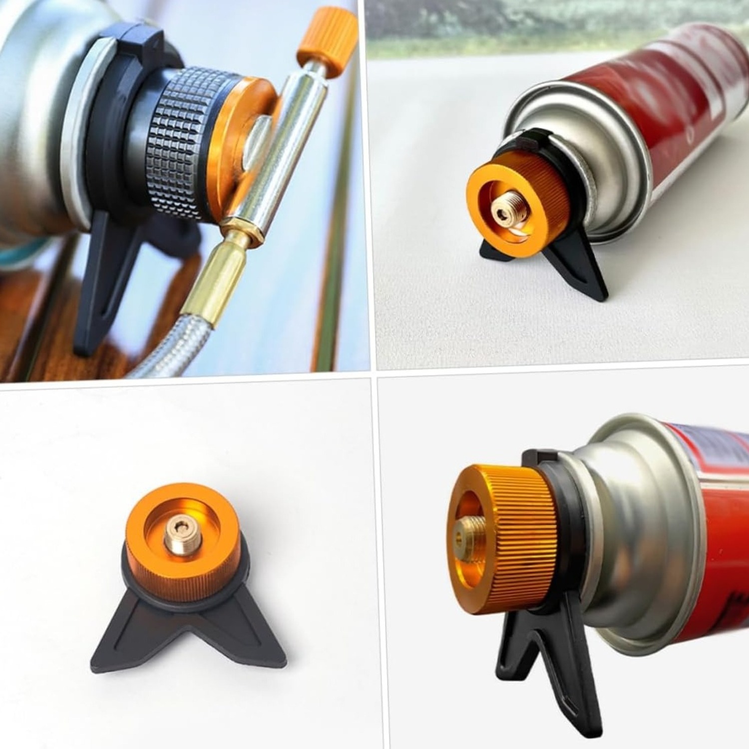 プロパンタンク部品 ガスタンクアダプター キャンプ用品 小型 - Cooking On Camping Stove のレビューと価格