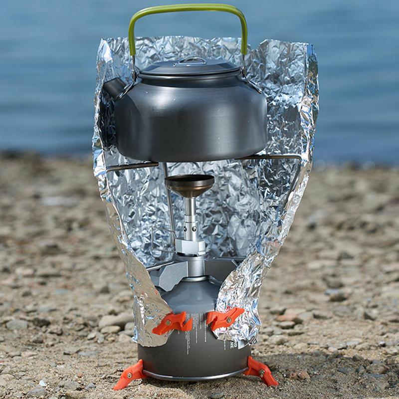 1pc キャンプガスキャニスタースタンドストーブ三脚タンクブ - Camping Cooking Gas Canister のレビューと価格