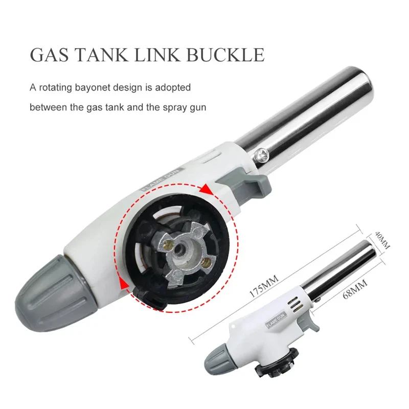 自動点火式ブタンガストーチ、溶接用ガスバーナー、バーベキュー - Camping Cooking Flame のレビューと価格