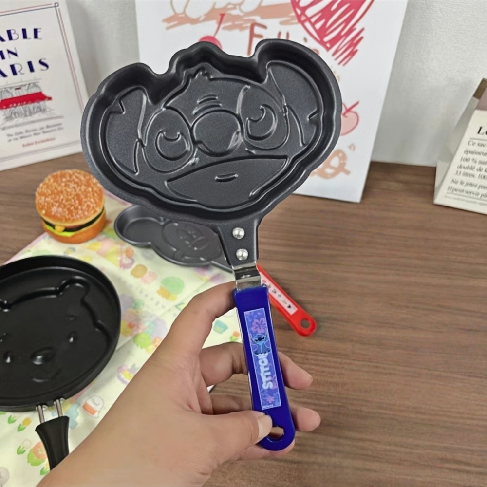 ディズニーアニメステッチミッキーマウスフライパンノンスティッ - Camping Cooking Kids のレビューと価格