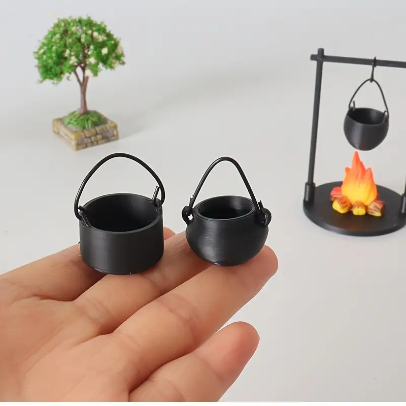 ミニ焚き火吊り下げストーブポットドールハウスキャンプピクニッ - Camping Cooking Gear のレビューと価格