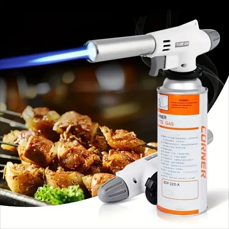 ポータブル火炎銃多機能バーベキュートーチバーナーキャンプバー - Camping Cooking Flame のレビューと価格