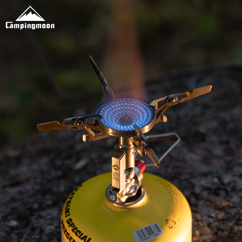 CAMPINGMOON XT-2F Xuanfeng チタン - Cooking On Camping Stove のレビューと価格