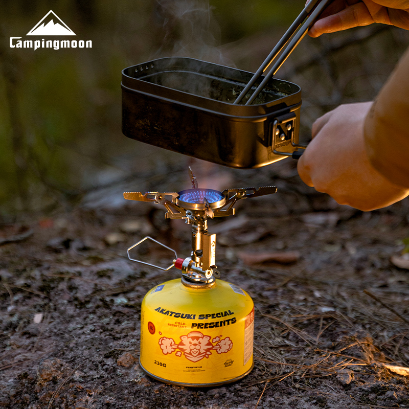 CAMPINGMOON XT-2F Xuanfeng チタン - Cooking On Camping Stove のレビューと価格