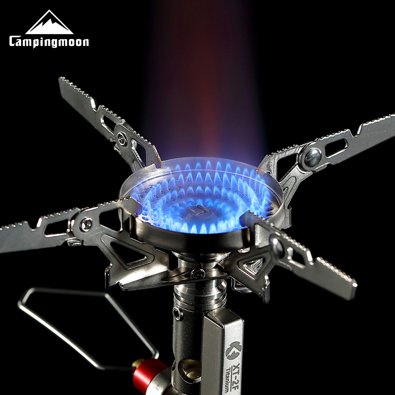 CAMPINGMOON XT-2F Xuanfeng チタン - Cooking On Camping Stove のレビューと価格