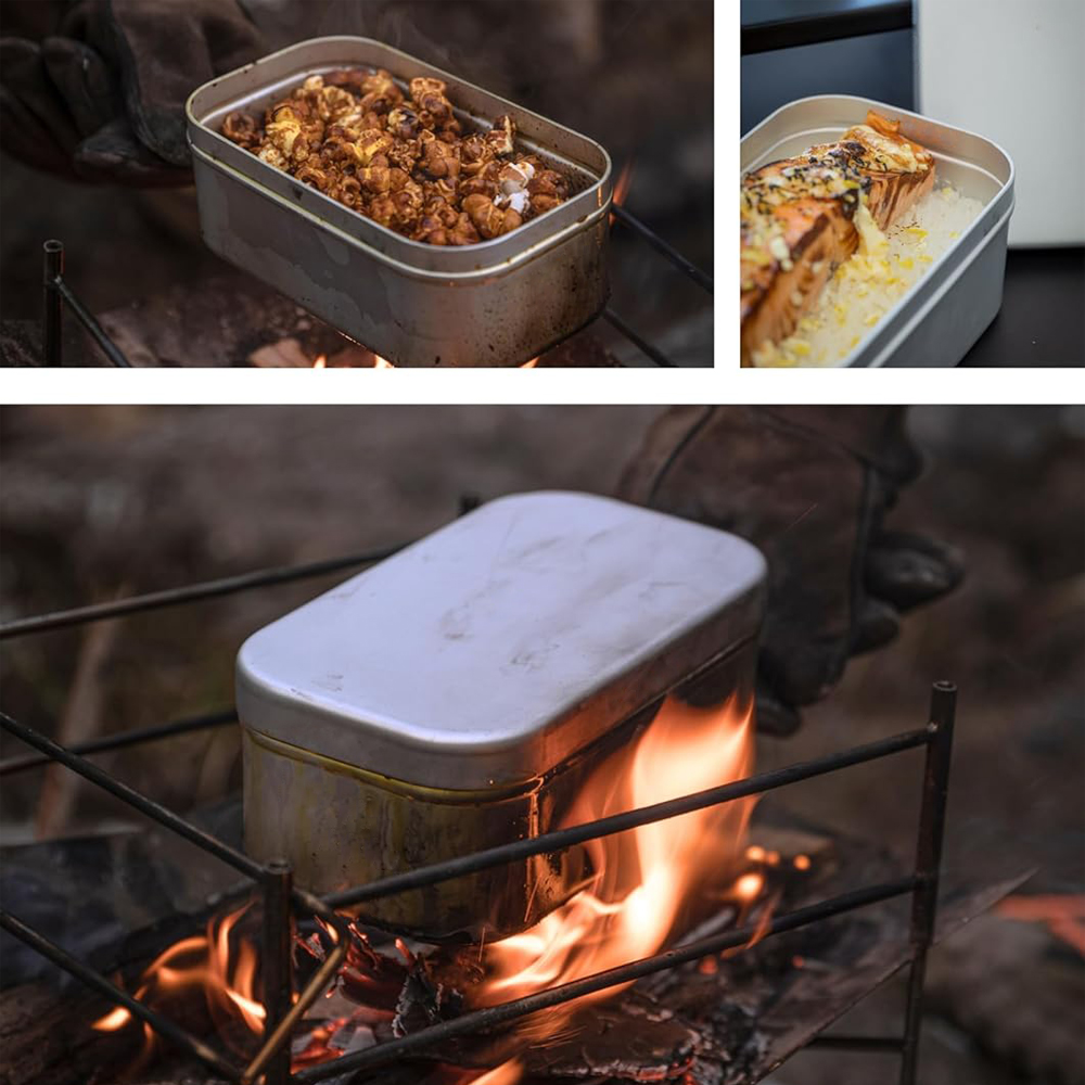 折りたたみ弁当箱ハンドル、大人用ランチコンテナ、アルミキャン - Camping Outdoor Cooking Equipment のレビューと価格